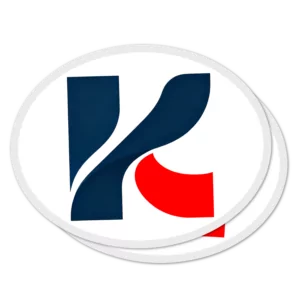 Oval stickers